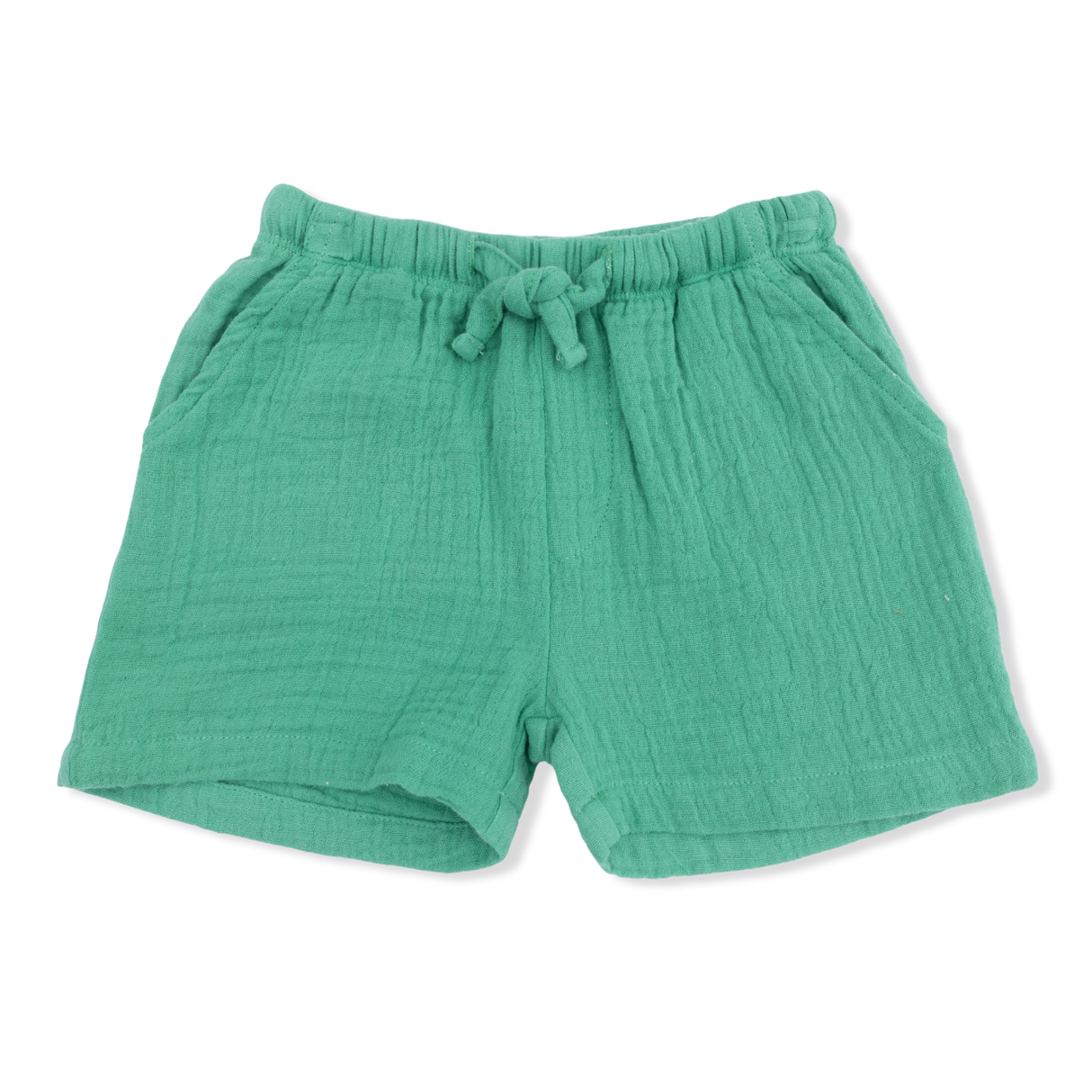 Solid Muslin Ming Green - Casual Short