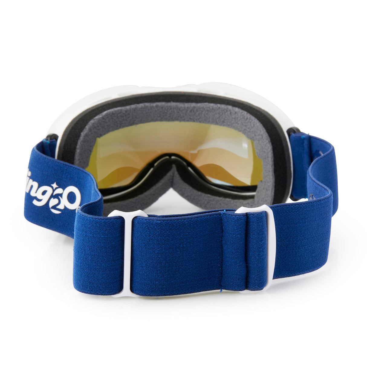 Icicle in White Kids' Ski Goggles - HoneyBug