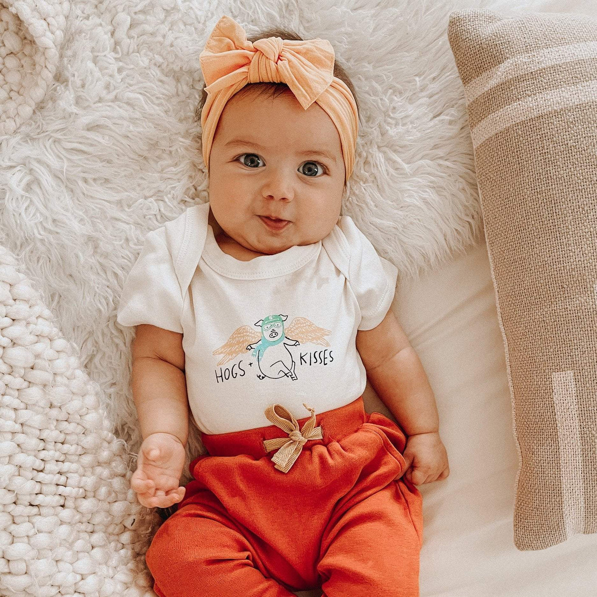 graphic bodysuit | hogs and kisses - HoneyBug