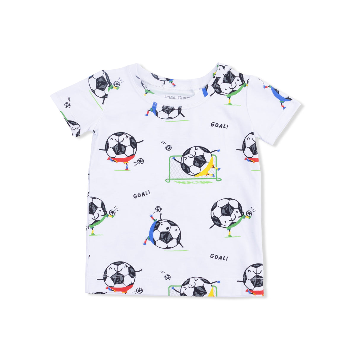 Soccer Balls Playing Soccer Blue - Loungewear Short Set