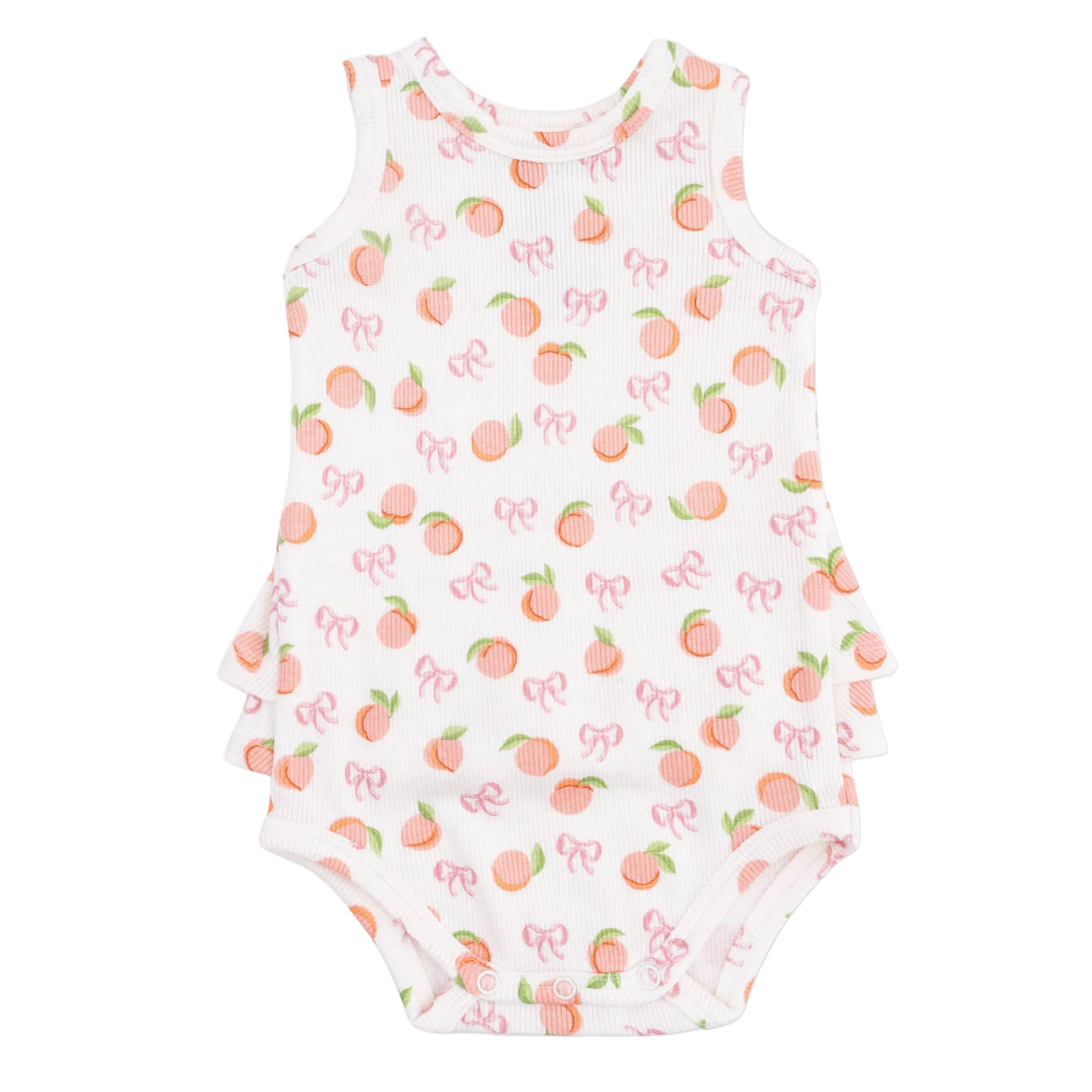 Little Peaches - Ruffle Tank Bodysuit