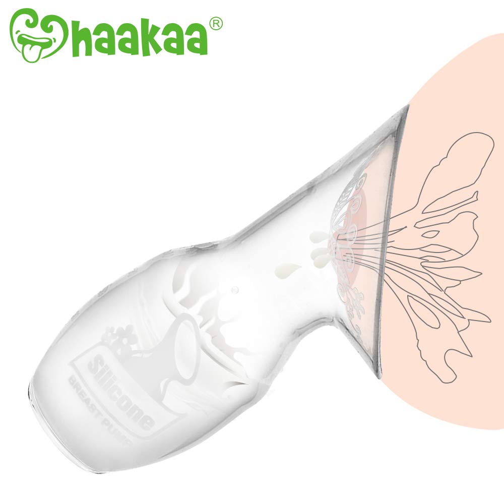 Haakaa Generation 1 Silicone Breast Pump 4 oz, 1 pk - HoneyBug