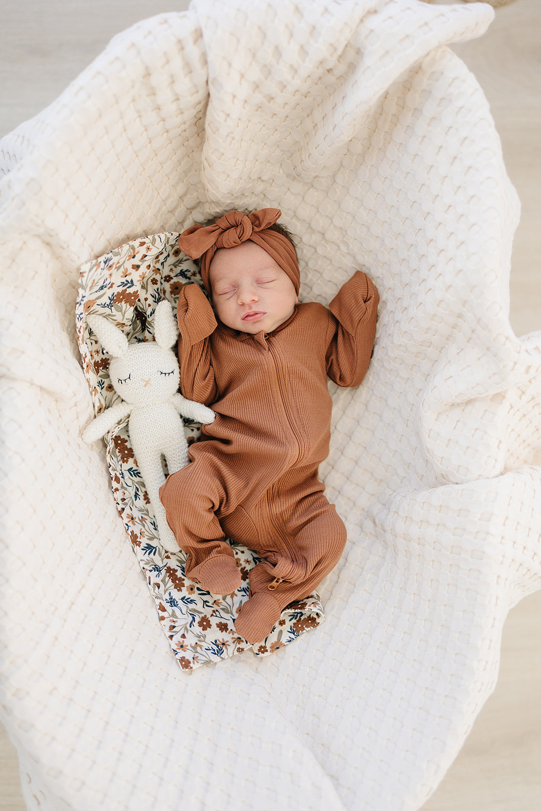 Harvest Floral Muslin Burp Cloth - HoneyBug
