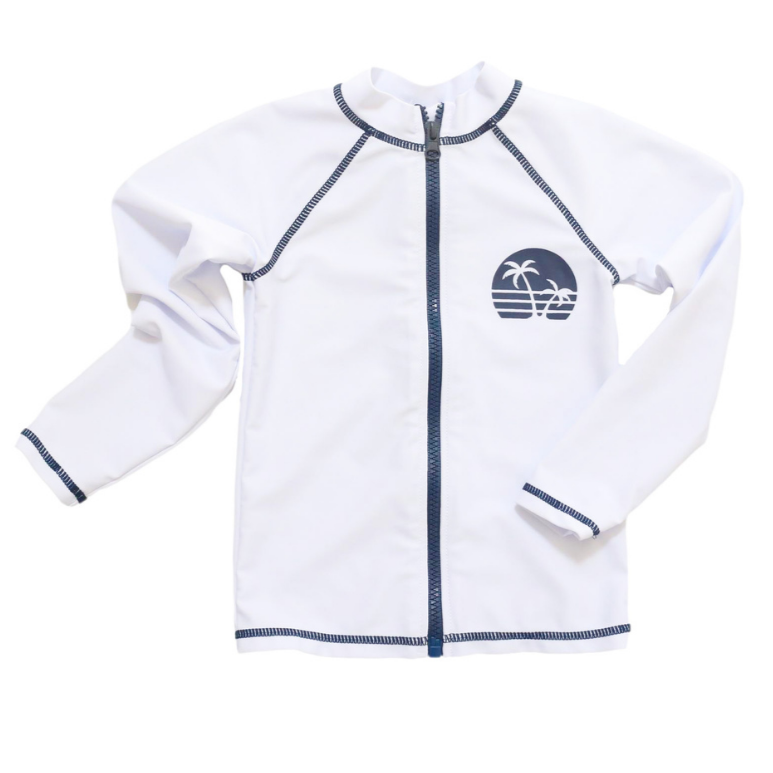 Shorewood Zip Up Rash Guard - HoneyBug