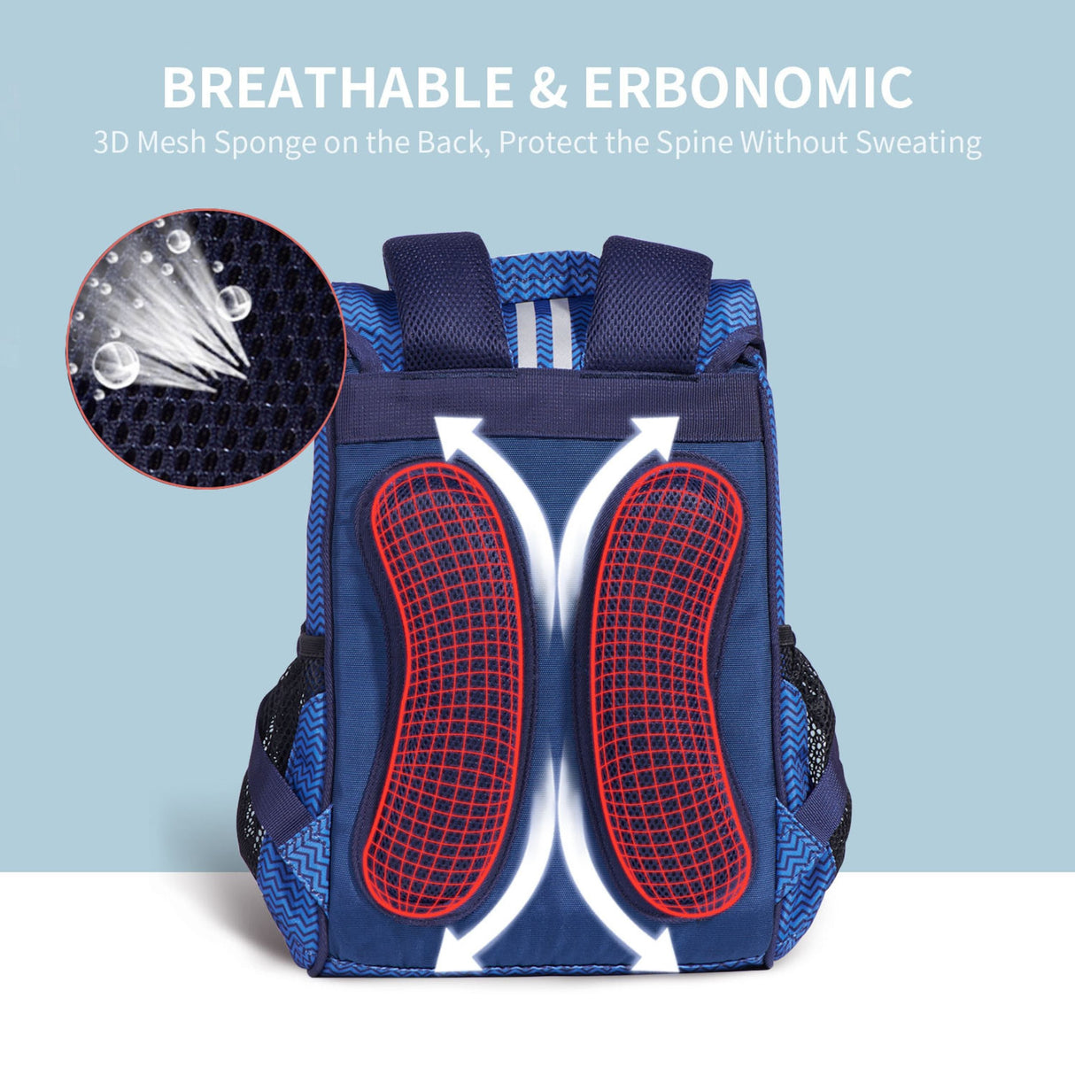 Kids School Backpack Ergonomic Design