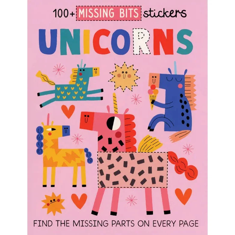 Missing Bits Stickers - Unicorn - HoneyBug