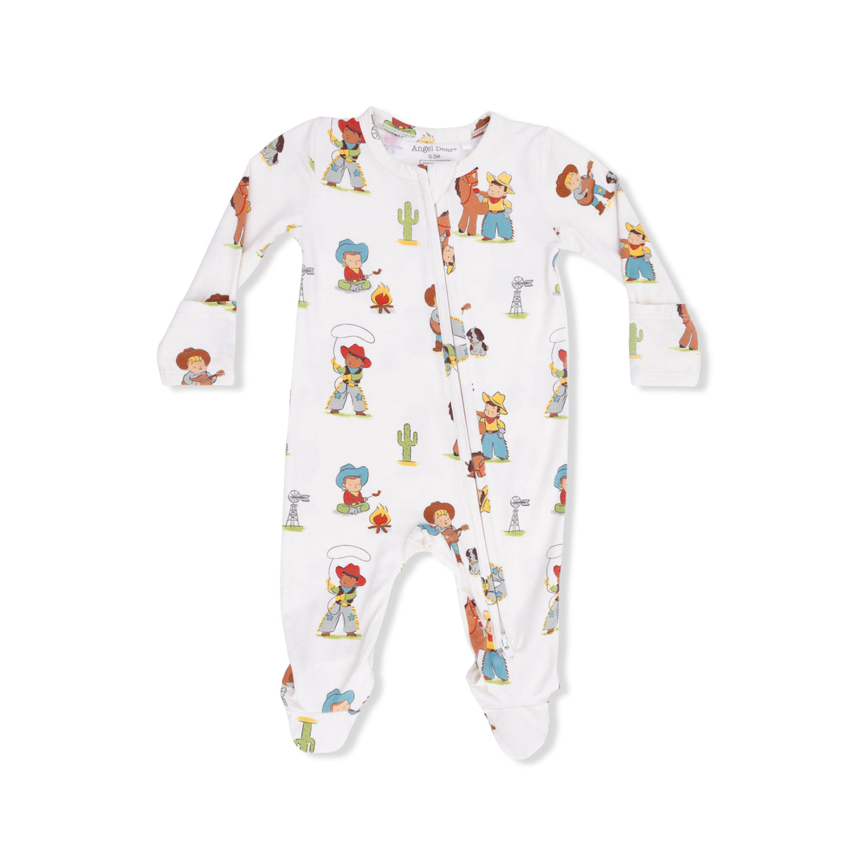 Vintage Cowboys - 2 Way Zipper Footie
