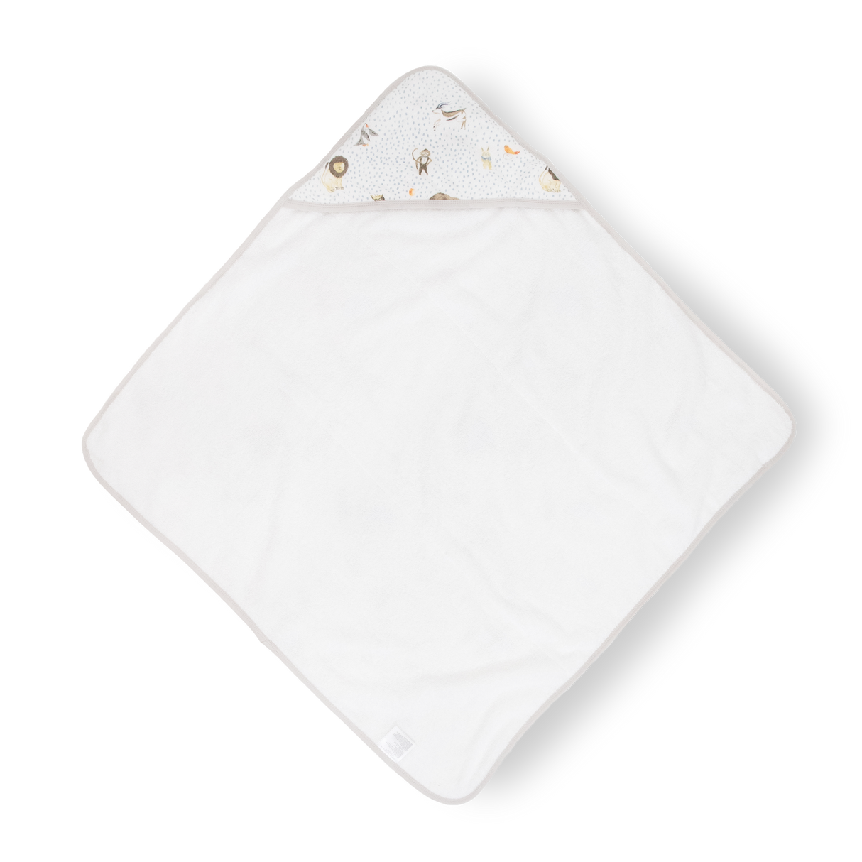 Infant Hooded Towel - Party Animals - HoneyBug