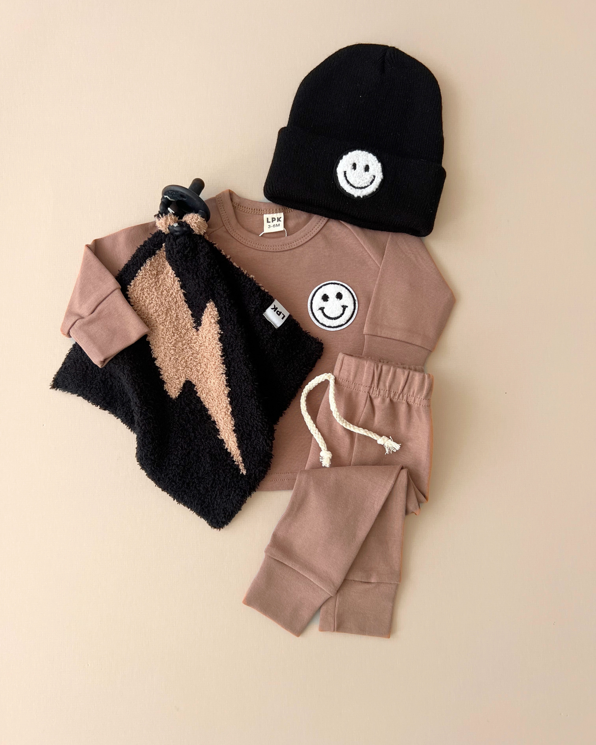 Lounge Set | Smiley Mocha - HoneyBug