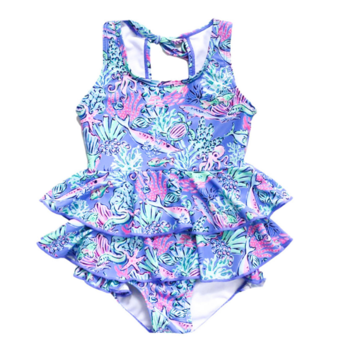 Oceanview Cove One Piece Swimsuit - HoneyBug
