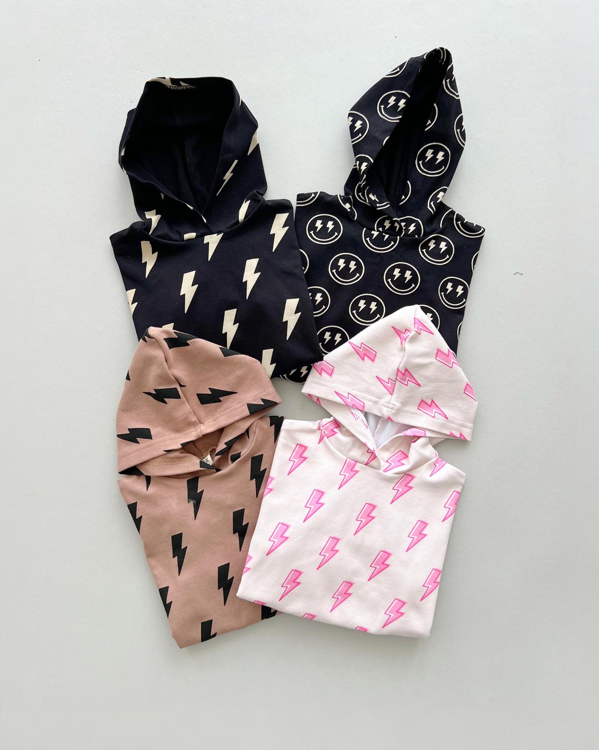 Hooded Bubble Romper | Electric Smiley - HoneyBug