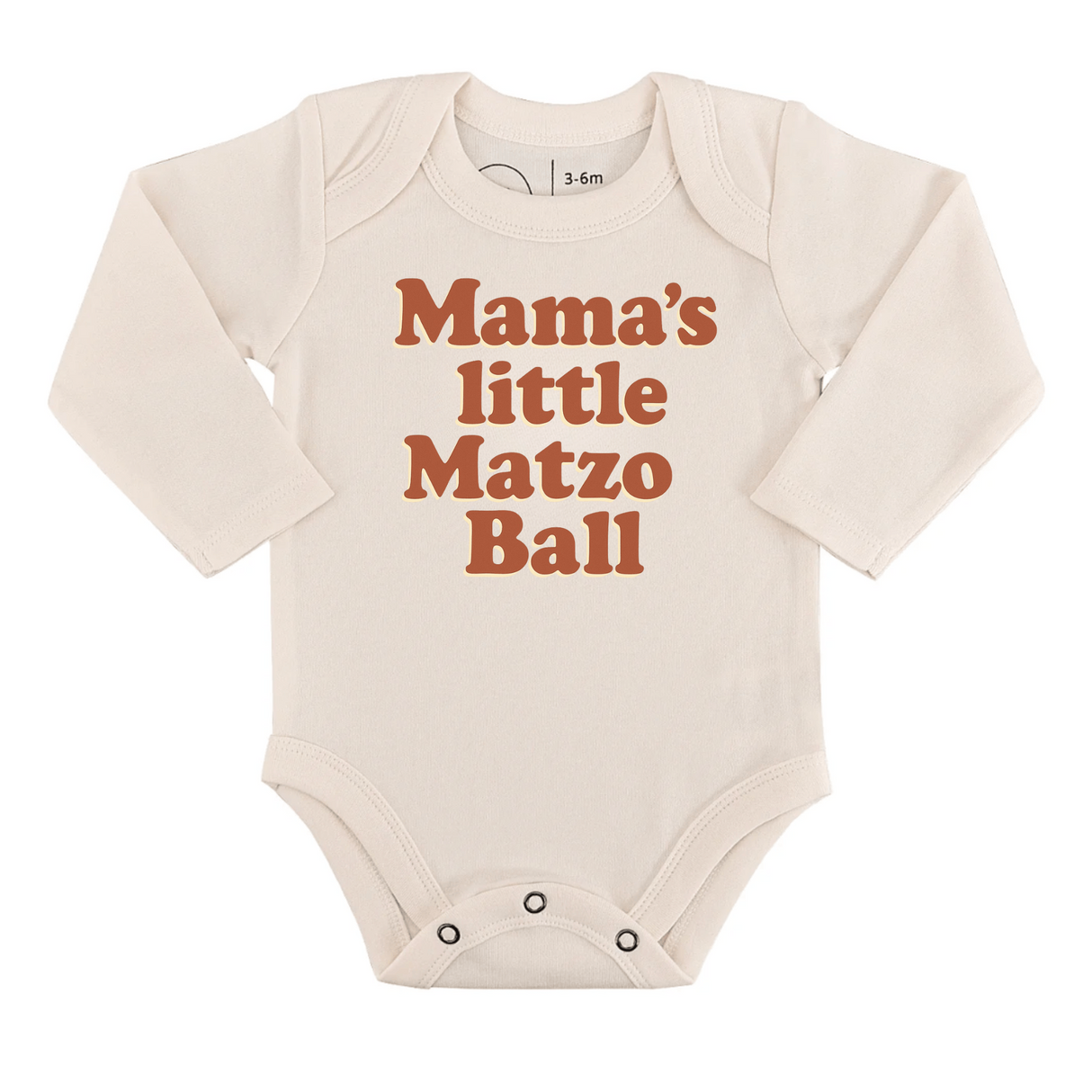 long sleeve graphic bodysuit | matzo ball