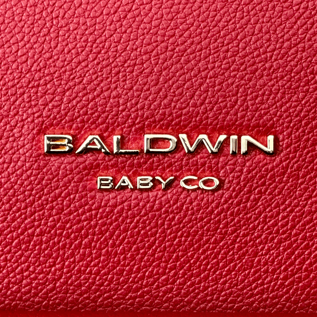 The Daphne Diaper Bag - Crimson