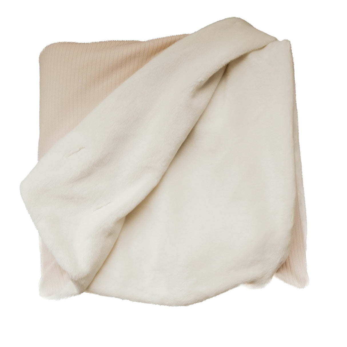 Oat Ribbed Toddler Blanket