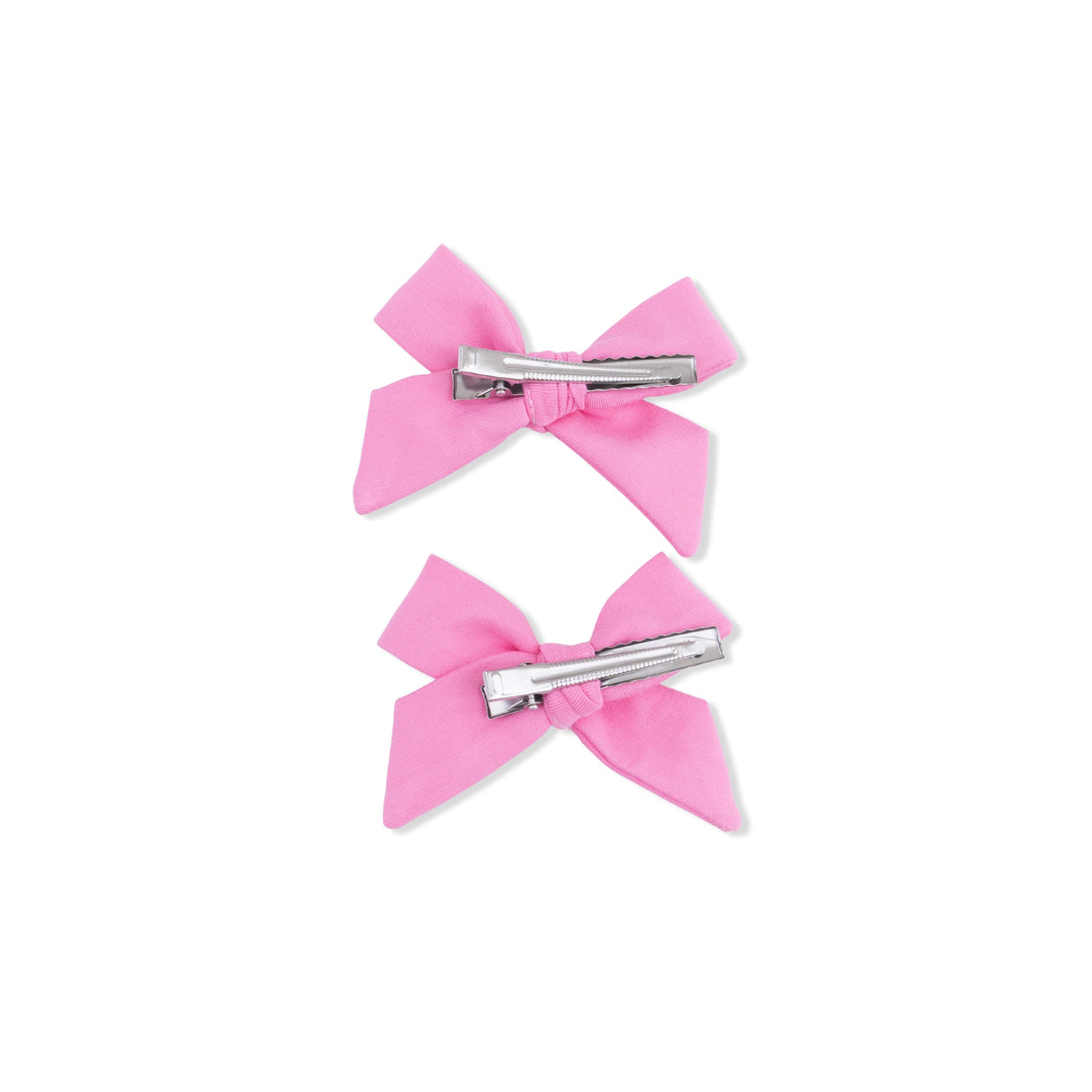 Solid Pink Drink - 2 Pack Bow Clips