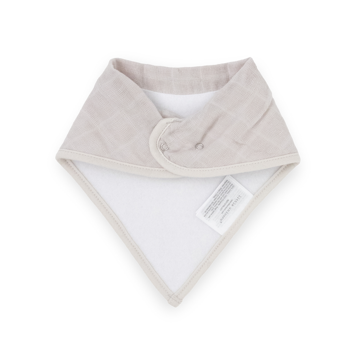 Cotton Muslin + Fleece Bandana Bib 4 Pack - Tropical Leaf - HoneyBug