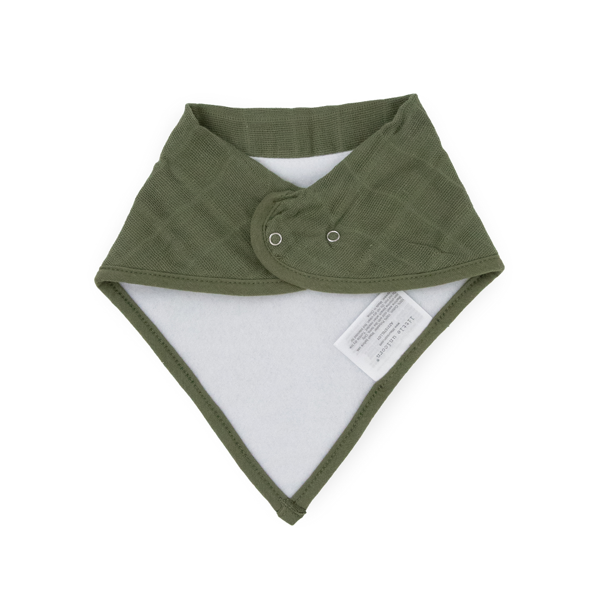 Cotton Muslin + Fleece Bandana Bib 4 Pack - Pressed Petals - HoneyBug