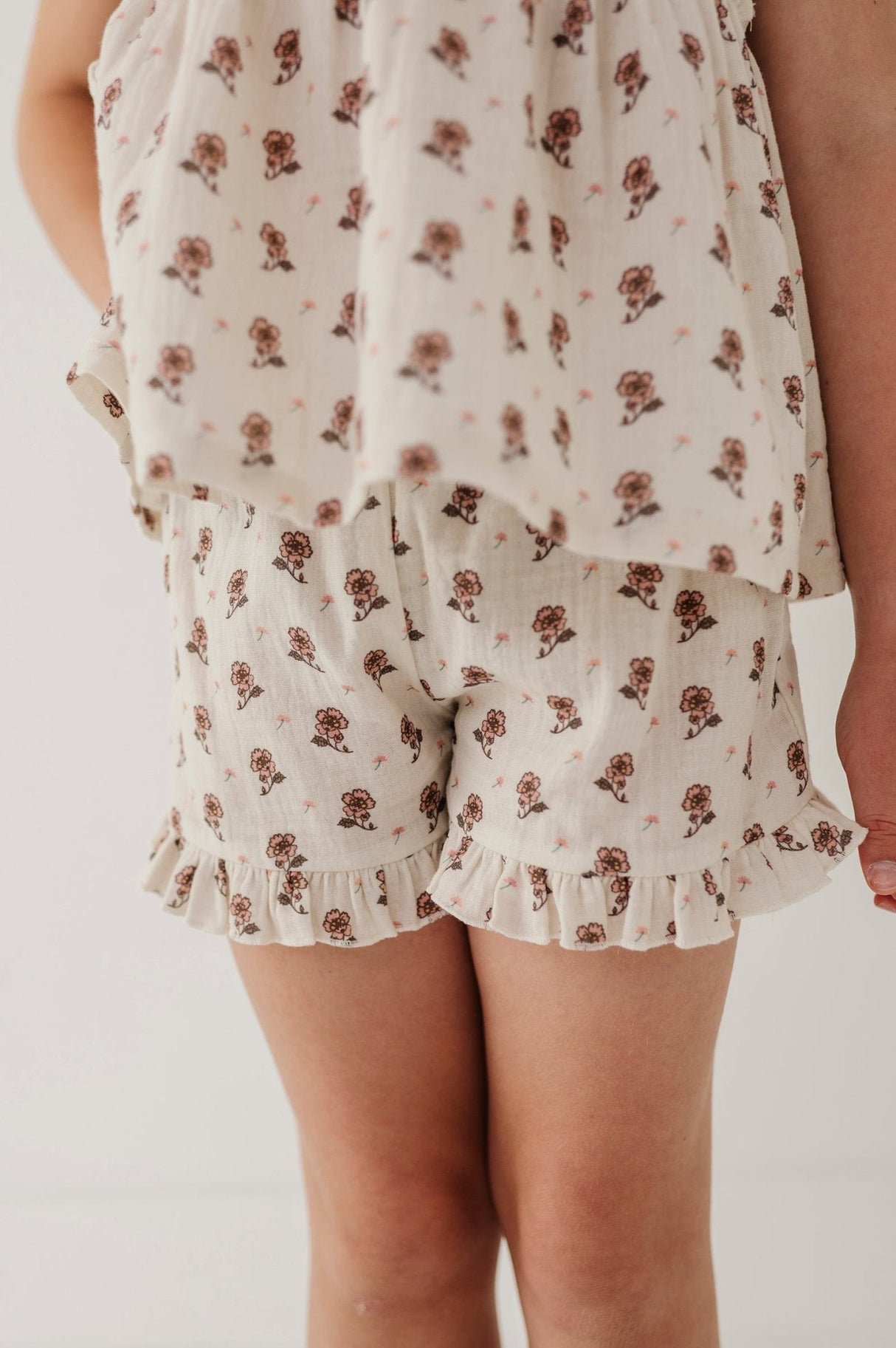 Ruffle Gauze Shorts