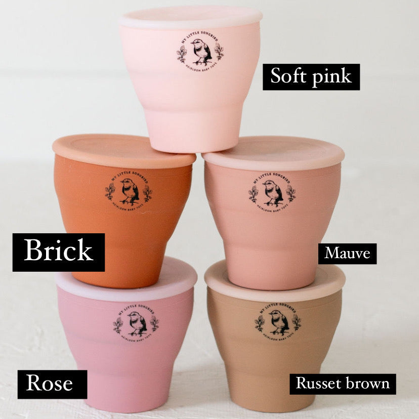 Silicone Snack Cups/Collapsible Snack Cups