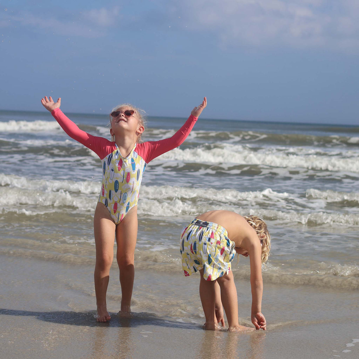 Rock The Board Swim Short - HoneyBug