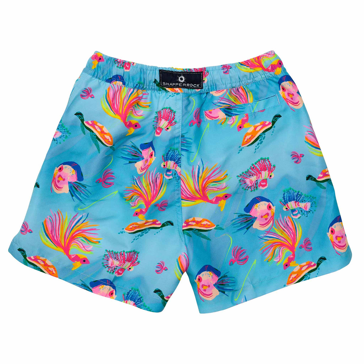 Kaleido Fish Sustainable Swim Short - HoneyBug