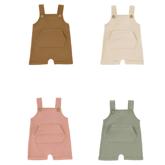 French Terry Baby Overall - HoneyBug
