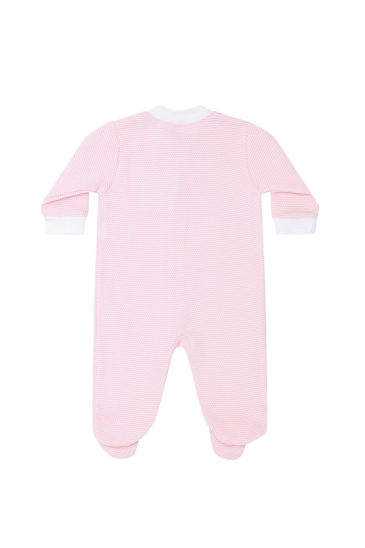 Pink Bubble Zipper Footie - HoneyBug