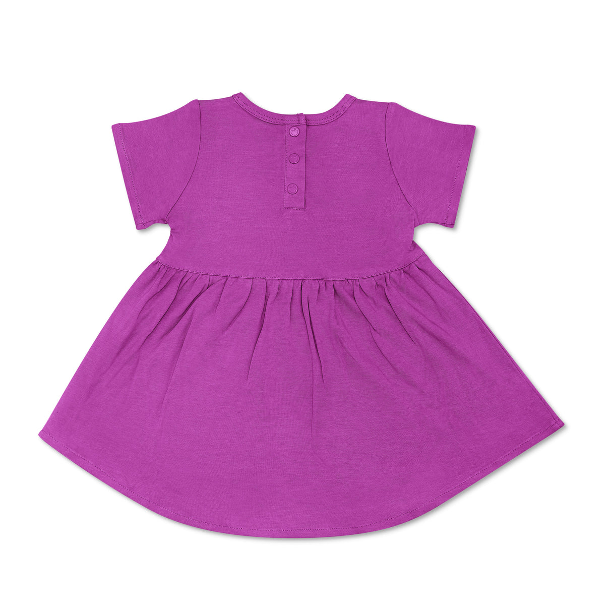 Bamboo Blend Dress - Raspberry - HoneyBug