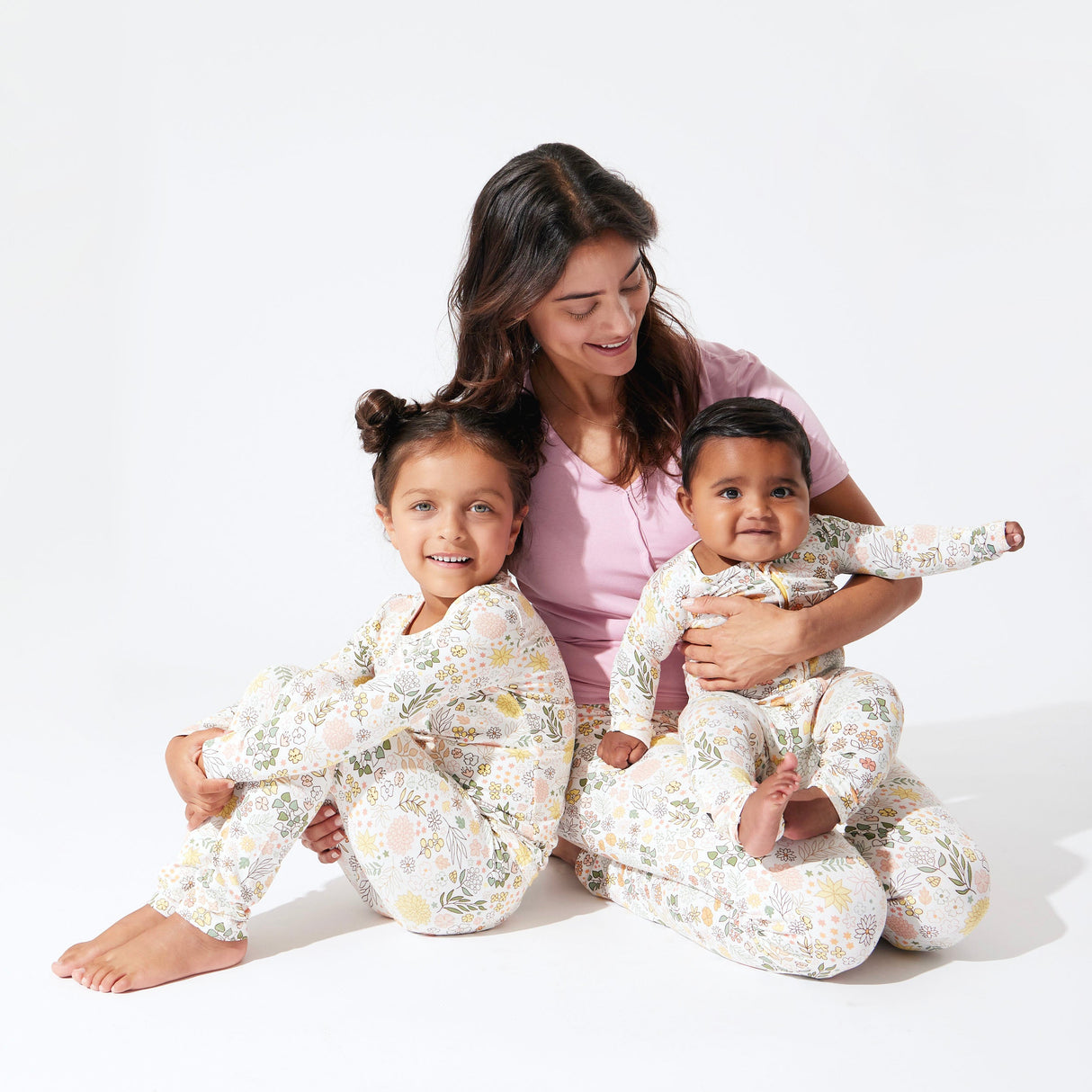 Fall Floral Bamboo Women's Pajama Set - HoneyBug