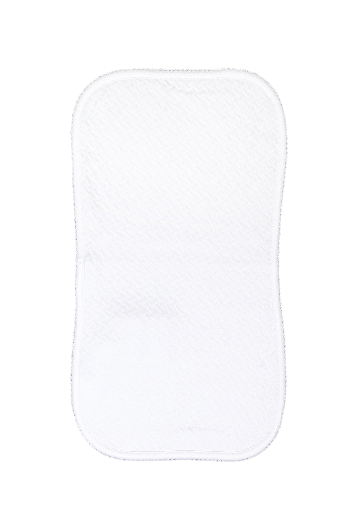 Basket Weave Baby Burp Cloth - HoneyBug