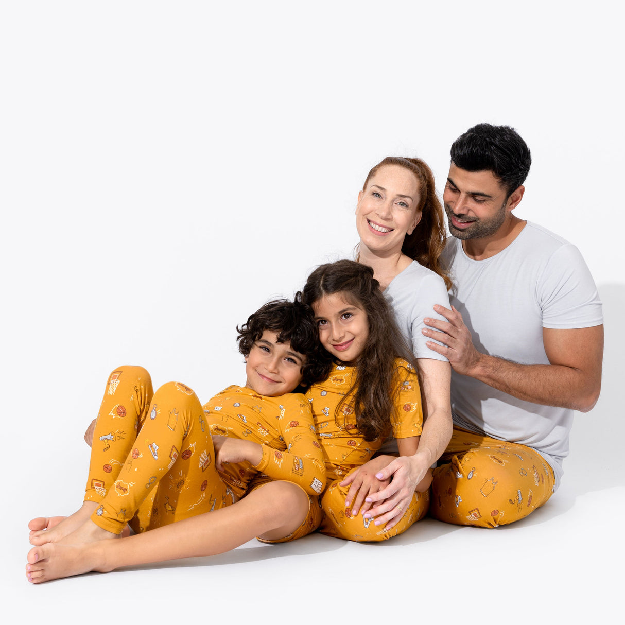 Basketball Bamboo Kids Pajamas - HoneyBug