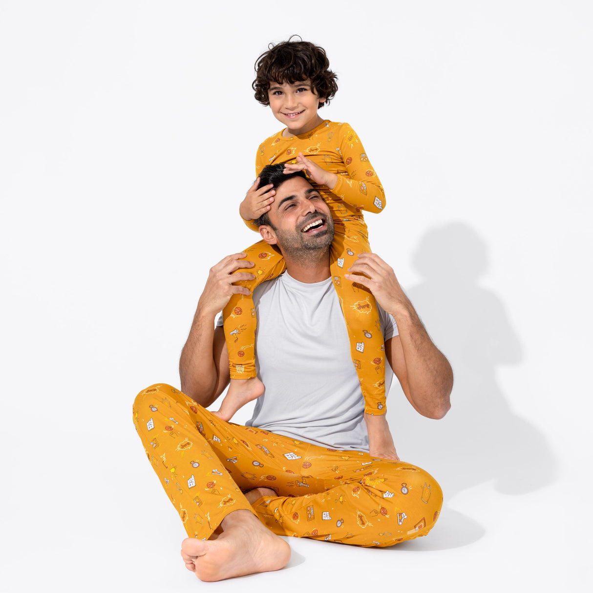 Basketball Bamboo Kids Pajamas - HoneyBug
