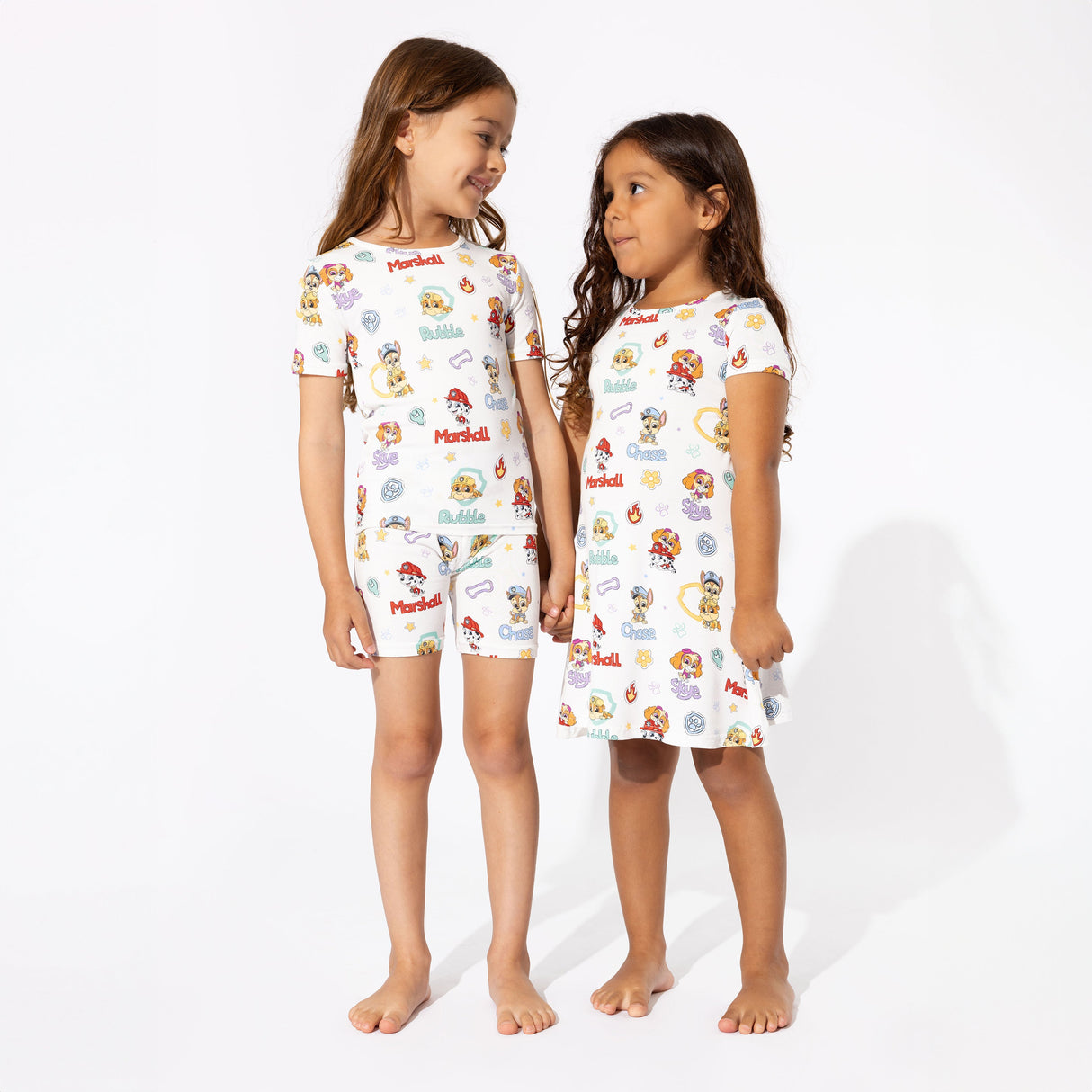 PAW Patrol: Playful Pups Bamboo Girls' Short Sleeve Dress - HoneyBug