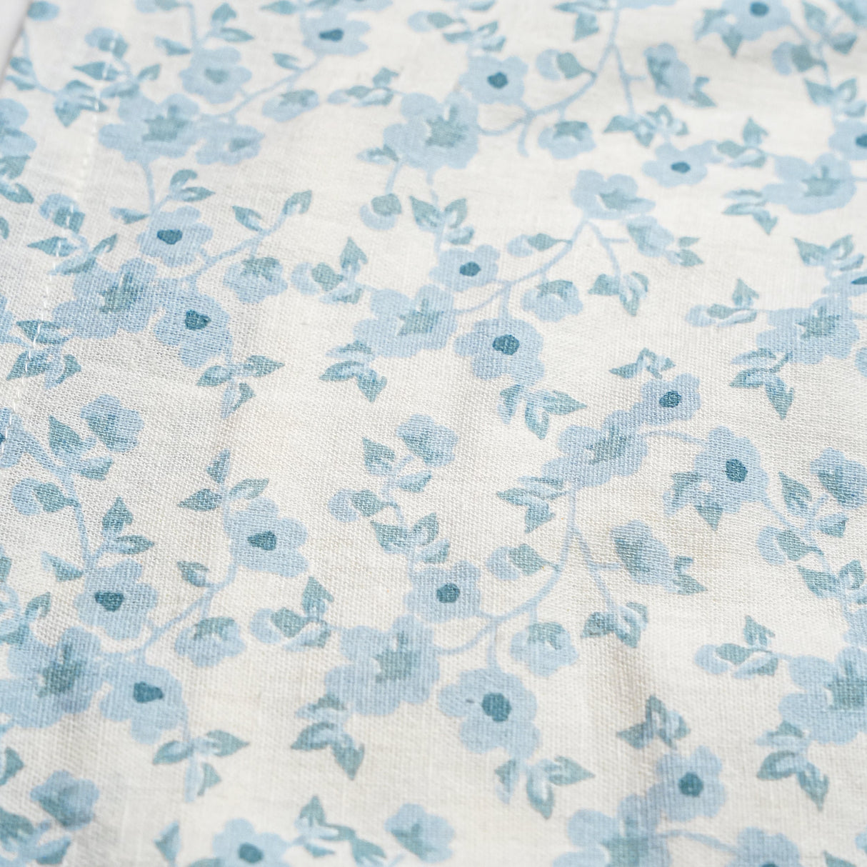 Organic Tiered Dress - Blue Vines - HoneyBug