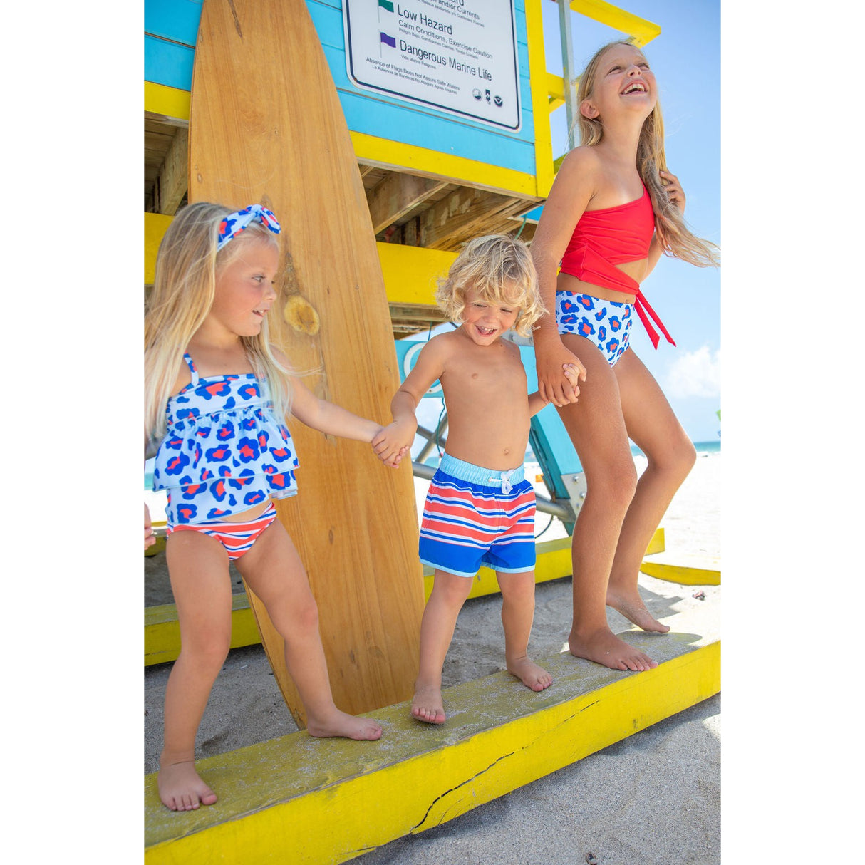 Seaglass Azure Two Piece Swimsuit - HoneyBug