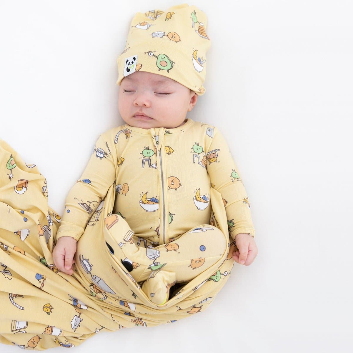 Love You Brunches Bamboo Convertible Footie - HoneyBug