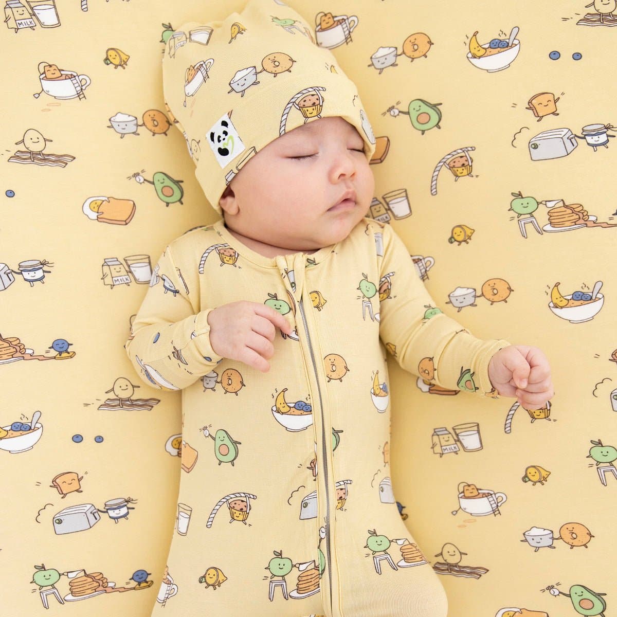 Love You Brunches Bamboo Convertible Footie - HoneyBug