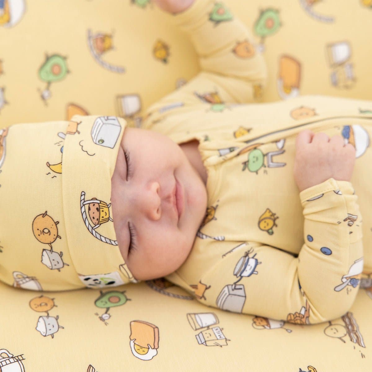 Love You Brunches Bamboo Convertible Footie - HoneyBug