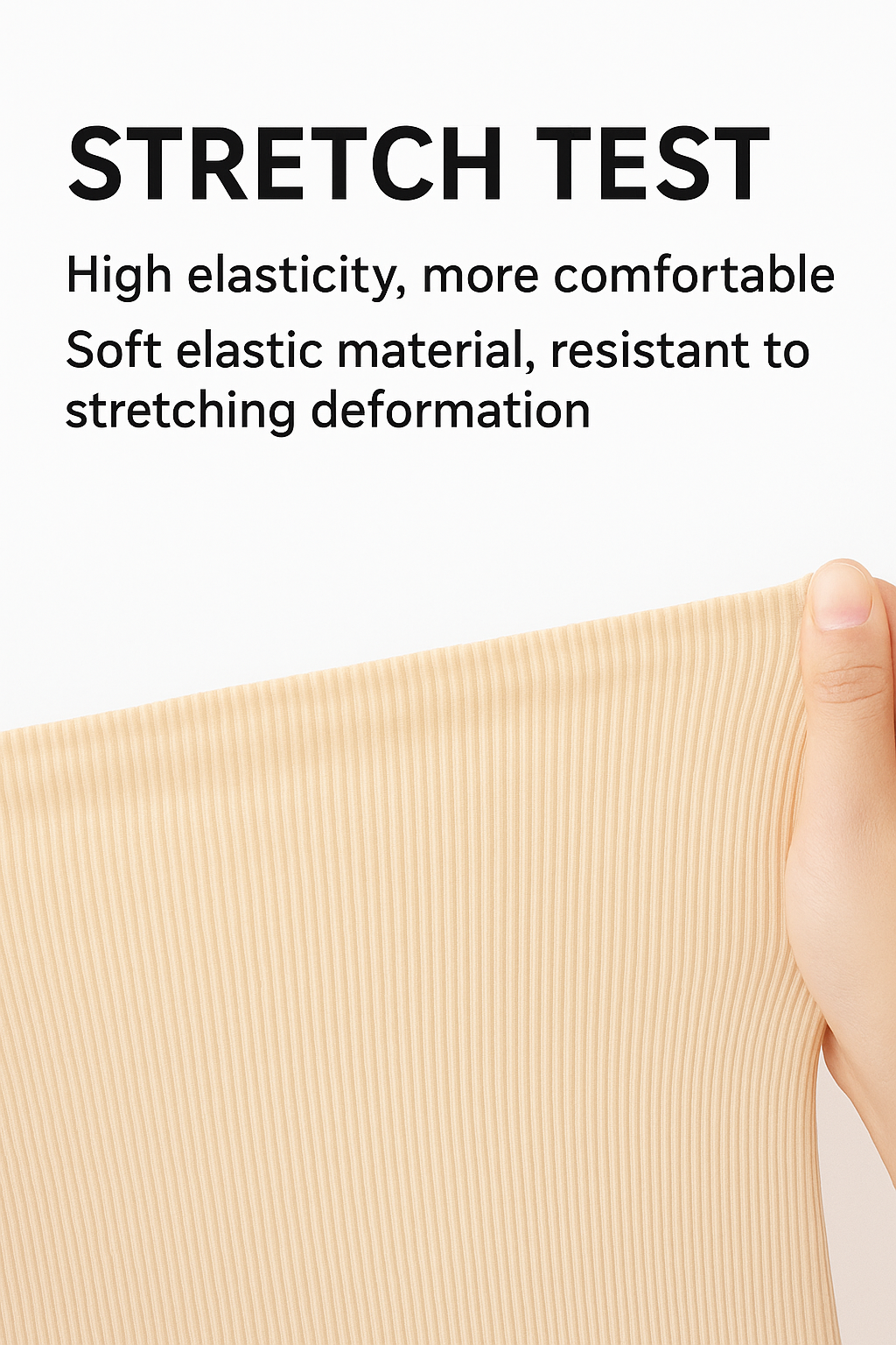 High-Waist Tummy Control Flat-Hem Shorts