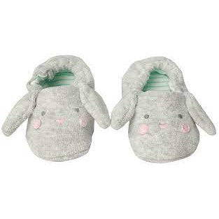Bunny Fuzzy Booties - HoneyBug