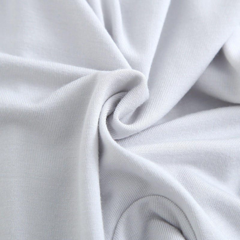 Comfy Gray Zippered Baby Romper - HoneyBug