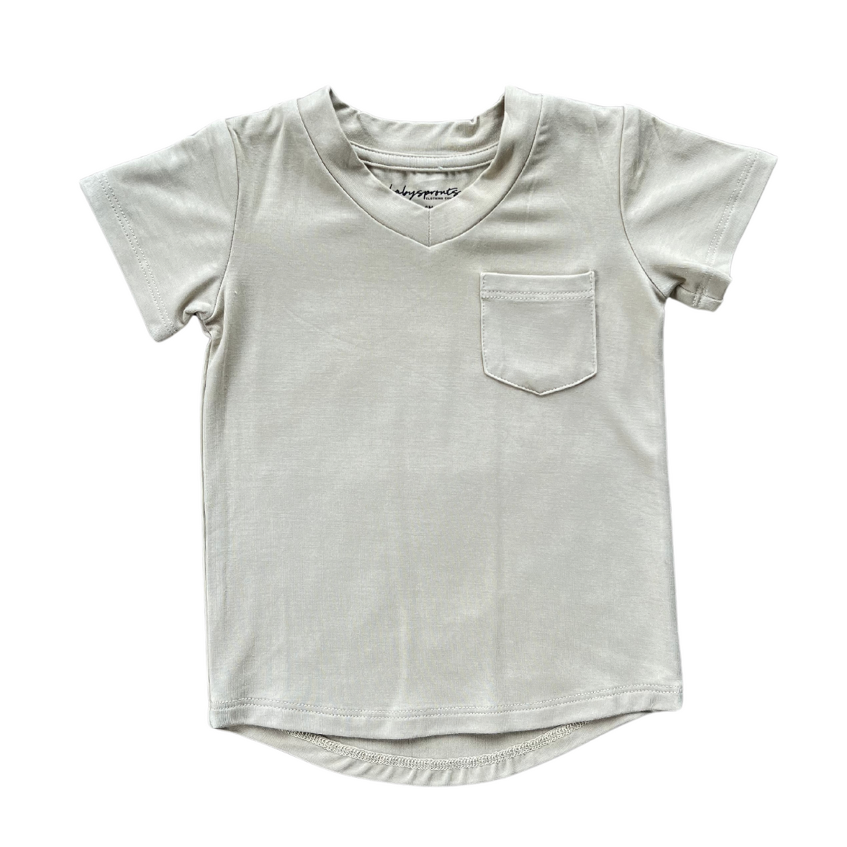 V-Neck Pocket Tee - HoneyBug