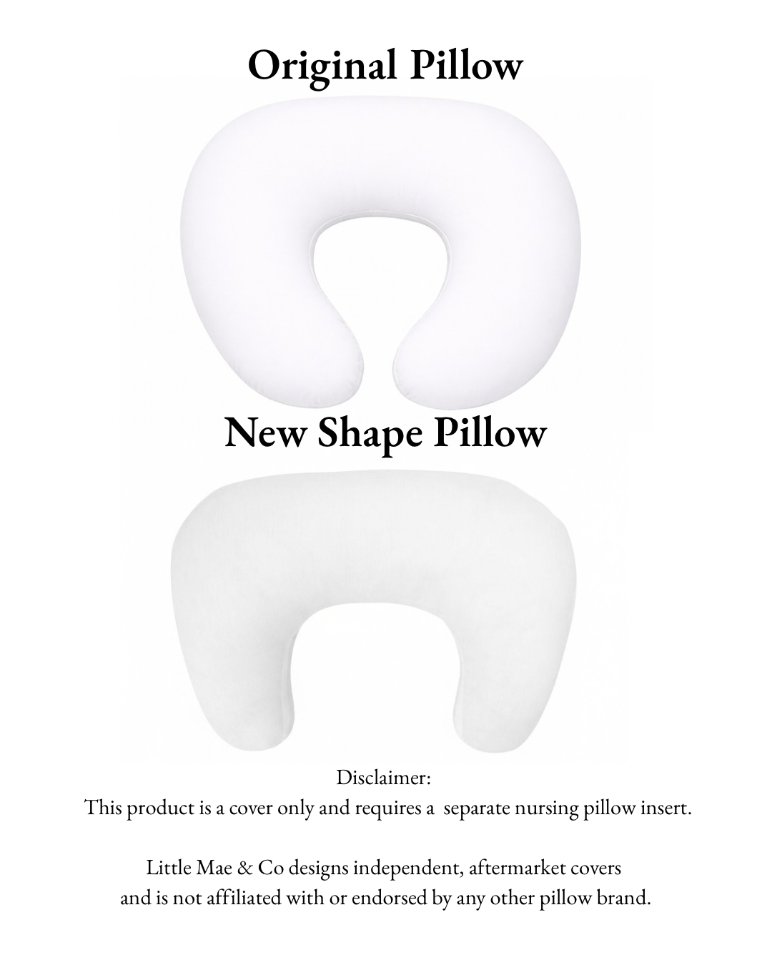 Brown Gingham Ruffle Nursing Pillow Cover