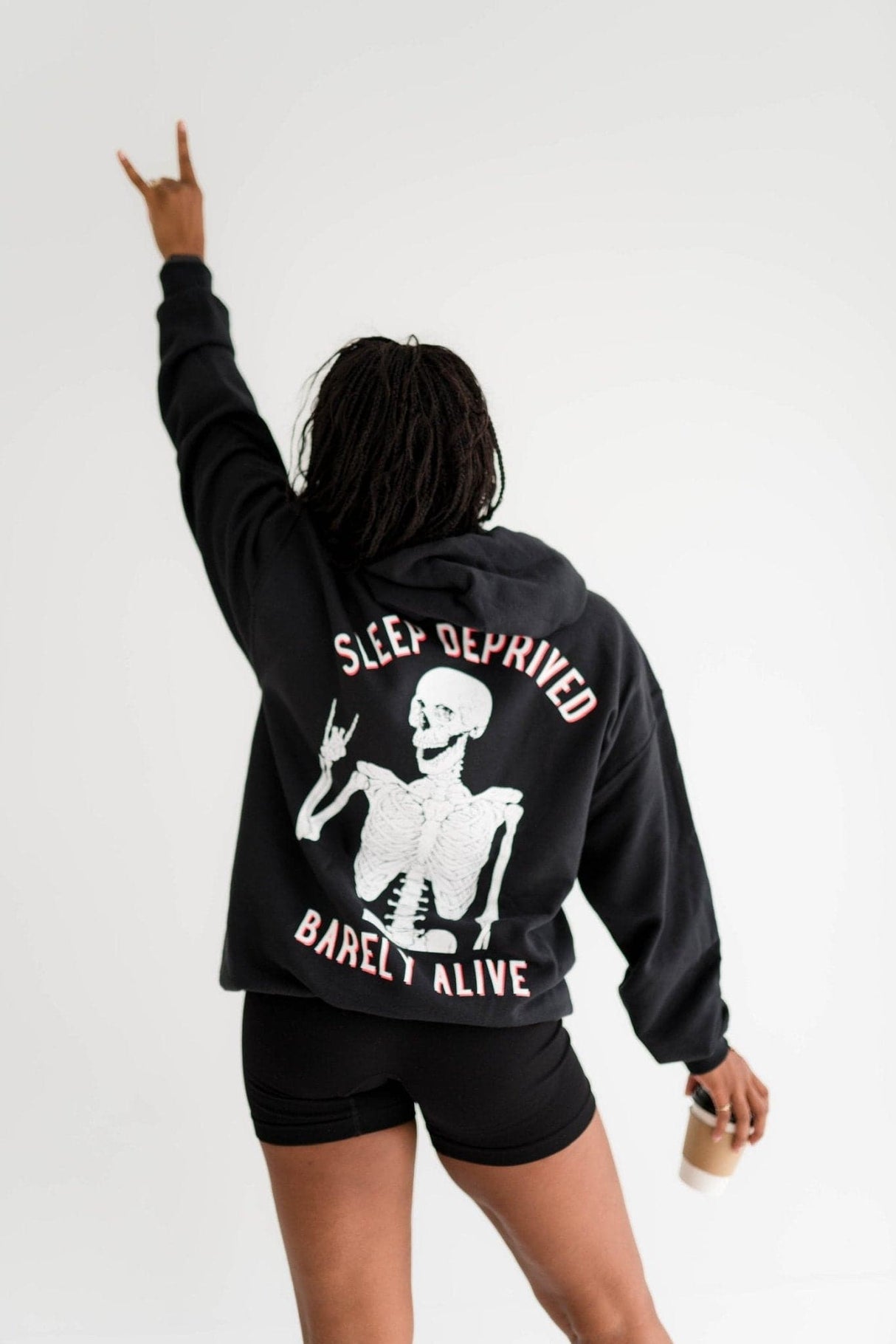 Sleep Deprived Barely Alive Hoodie - HoneyBug
