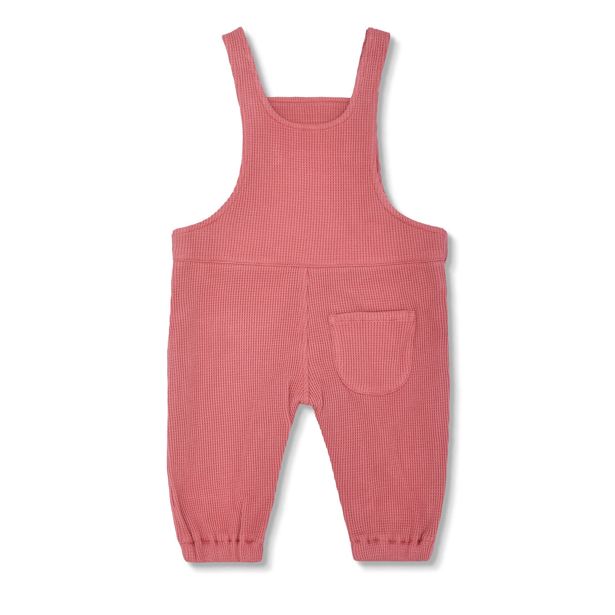 Waffle Overalls - Terra Cotta - HoneyBug