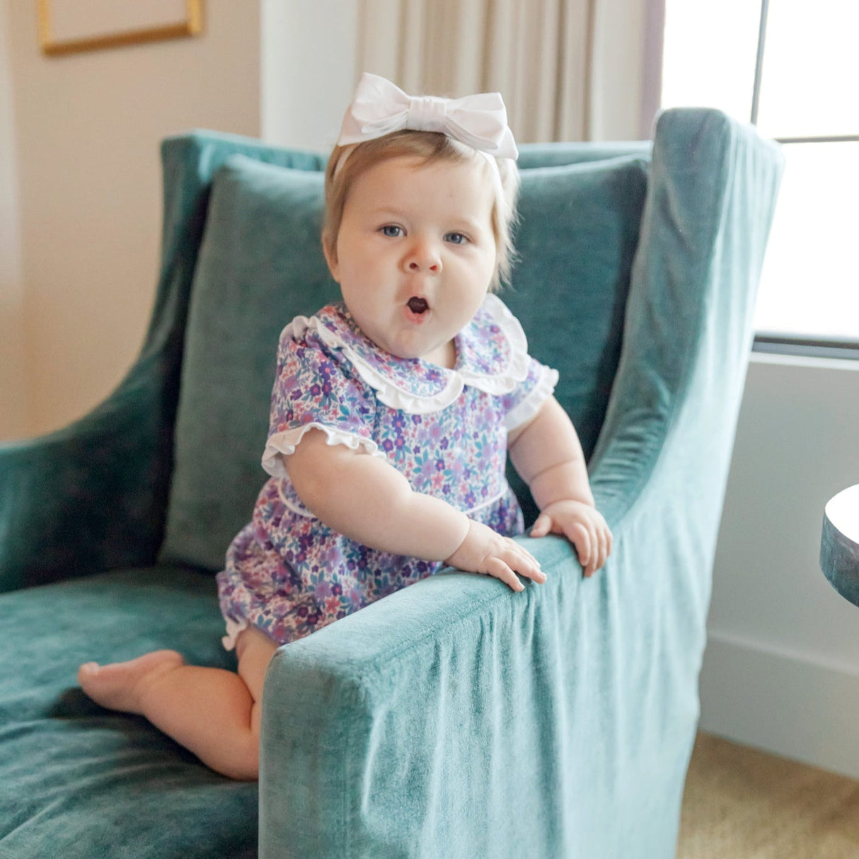 Council Girls' Bubble - Blackberry Floral - HoneyBug