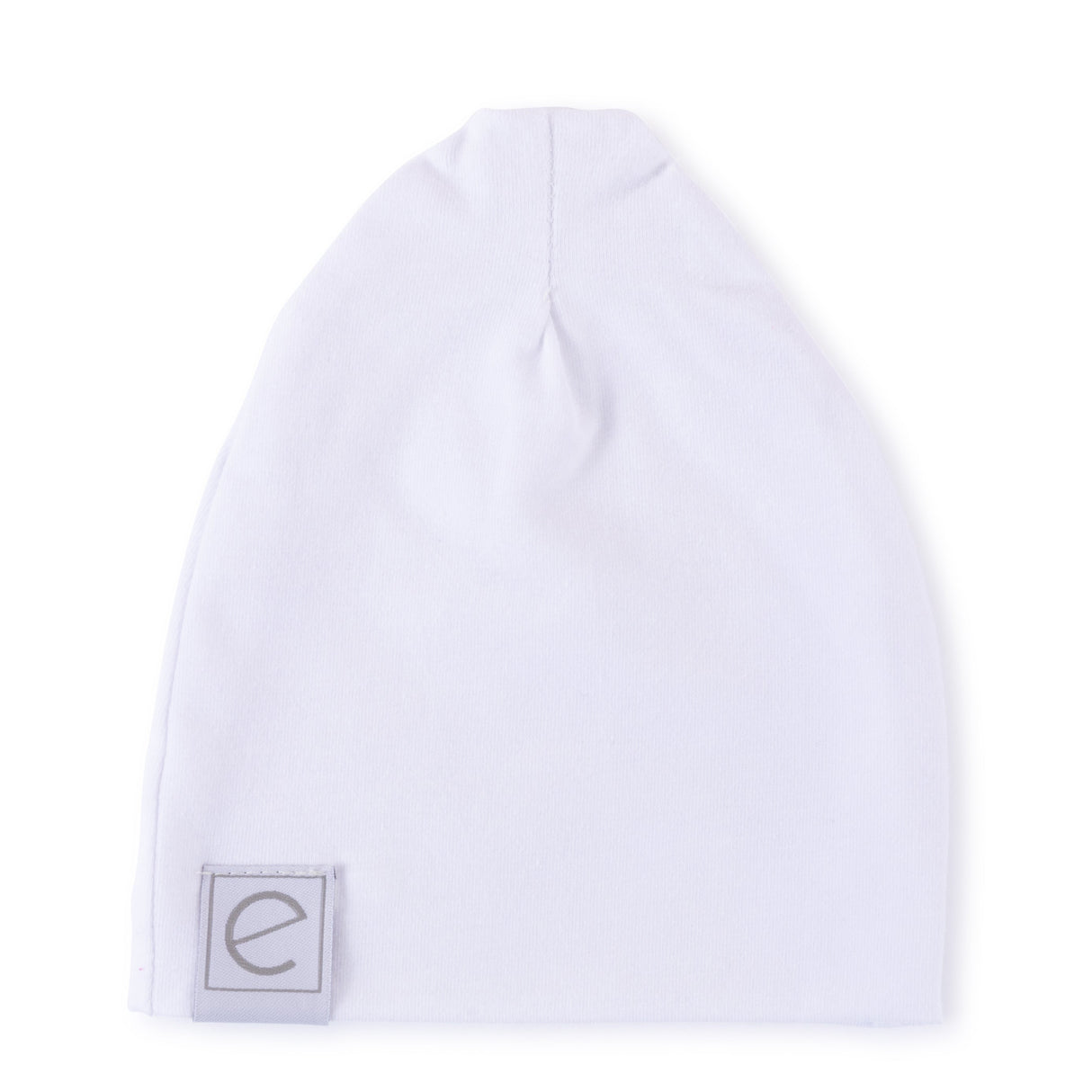 2 Pack Jersey Cotton Beanie Hat Set - Heather Grey & White - HoneyBug