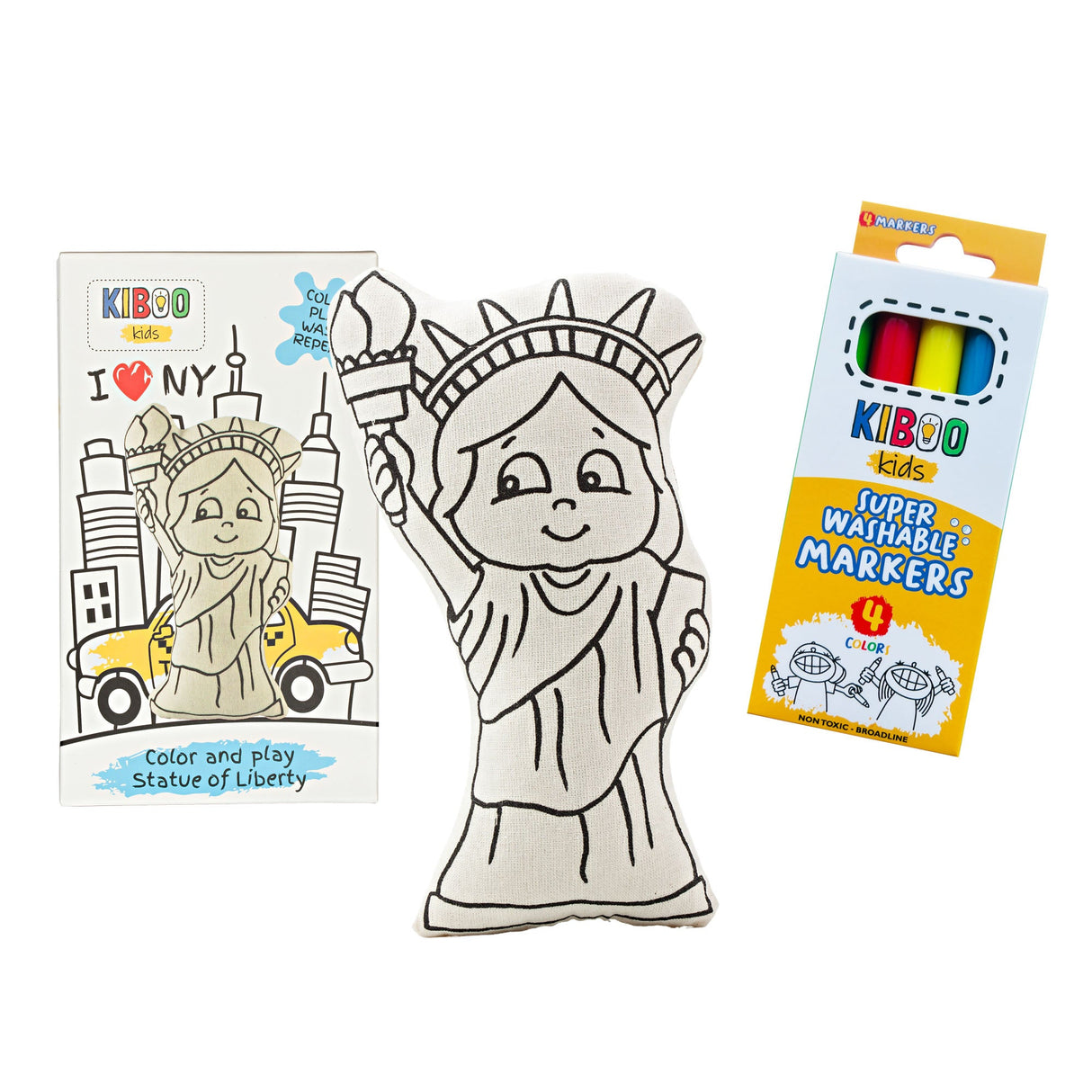 Kiboo Kids Liberty Boo - Statue of Liberty for Coloring and Play - HoneyBug
