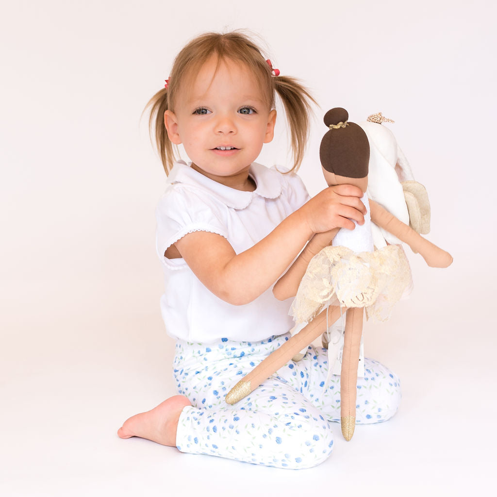White Puff Sleeve Shirt - HoneyBug
