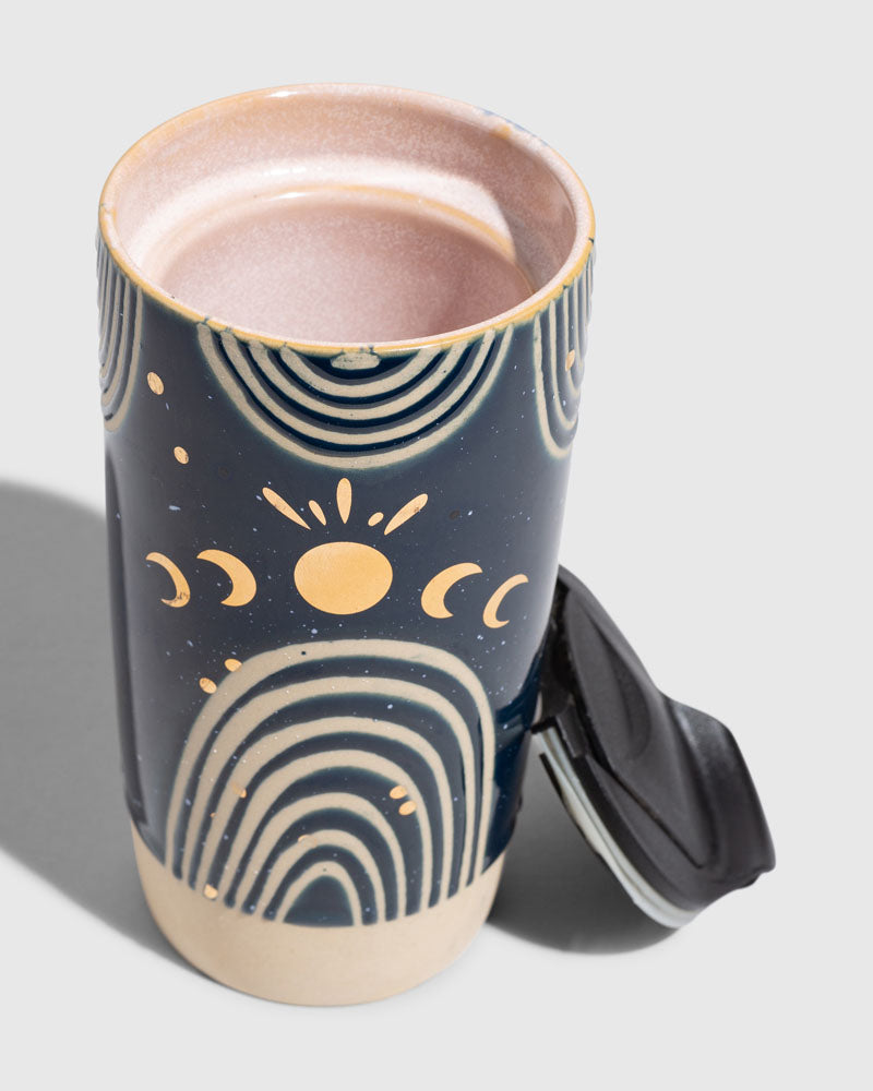 10 oz. Insulated Stoneware Travel Mug - HoneyBug